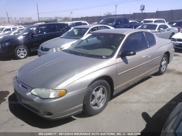 2G1WW12E639189506 - 2003 CHEVROLET MONTE CARLO LS 棕色 照片 2