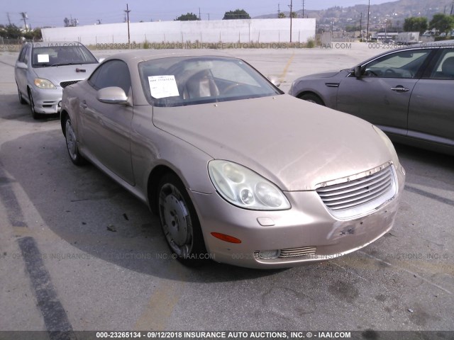 JTHFN48Y620001460 - 2002 LEXUS SC 430 TAN photo 1