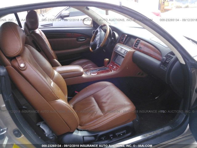 JTHFN48Y620001460 - 2002 LEXUS SC 430 TAN photo 5