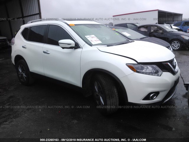 5N1AT2MT6GC764533 - 2016 NISSAN ROGUE S/SL/SV WHITE photo 1