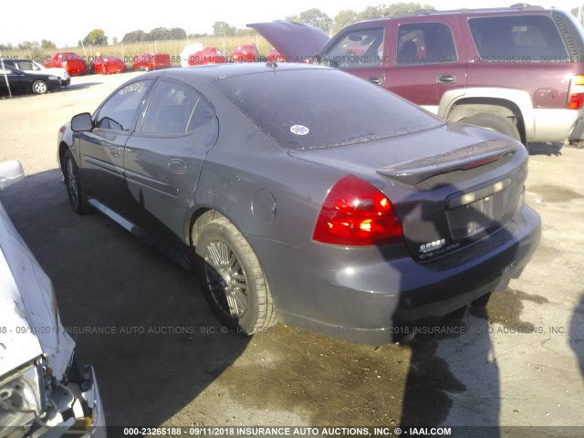 2G2WP552581175927 - 2008 PONTIAC GRAND PRIX GRAY photo 3