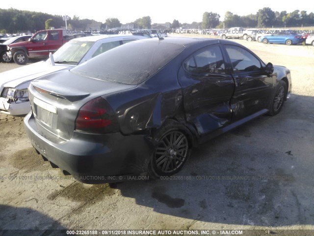 2G2WP552581175927 - 2008 PONTIAC GRAND PRIX GRAY photo 4