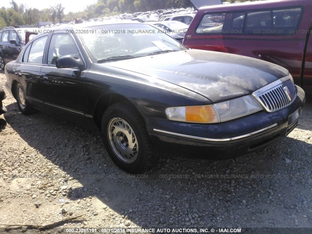 1LNLM97V1VY682754 - 1997 LINCOLN CONTINENTAL  BLACK photo 1