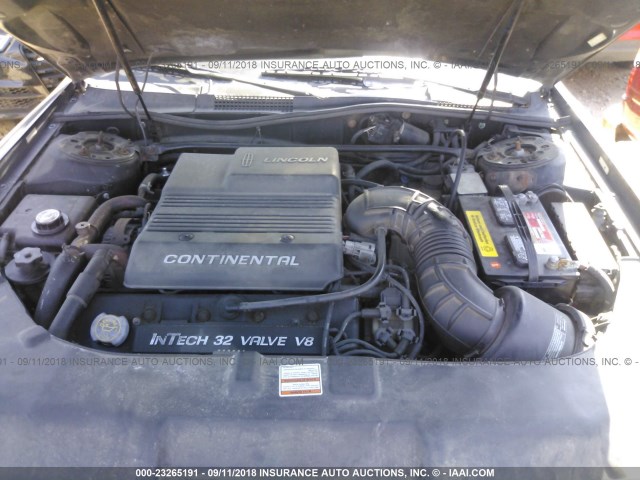 1LNLM97V1VY682754 - 1997 LINCOLN CONTINENTAL  Қара фото 10
