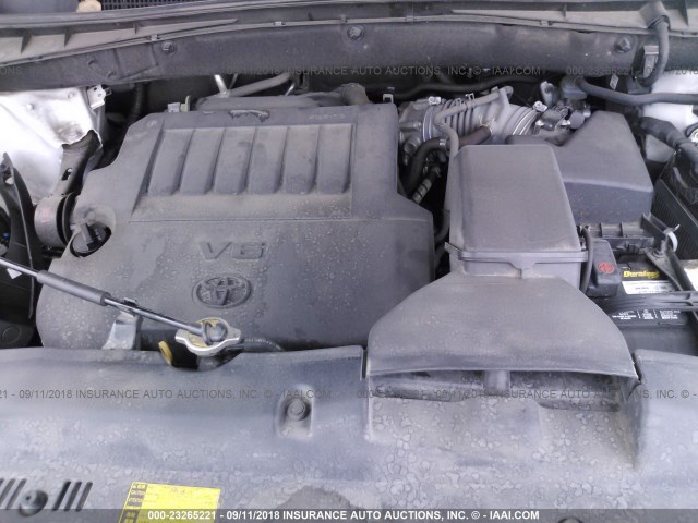 5TDJKRFH5FS187662 - 2015 TOYOTA HIGHLANDER XLE თეთრი ფოტო 10