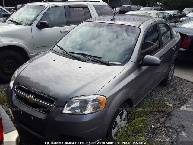 KL1TD5DE3BB139249 - 2011 CHEVROLET AVEO SILVER photo 6