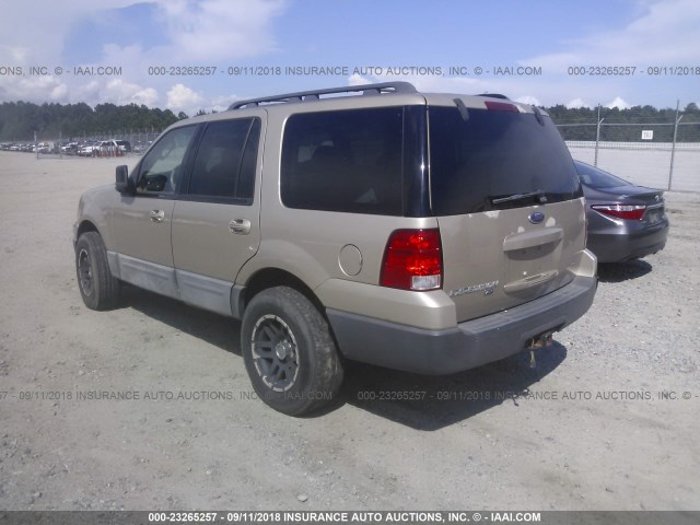 1FMPU16536LA33816 - 2006 FORD EXPEDITION XLT TAN photo 3