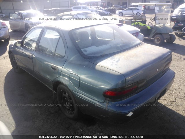 1Y1SK5260SZ047010 - 1995 GEO PRIZM LSI GREEN photo 3