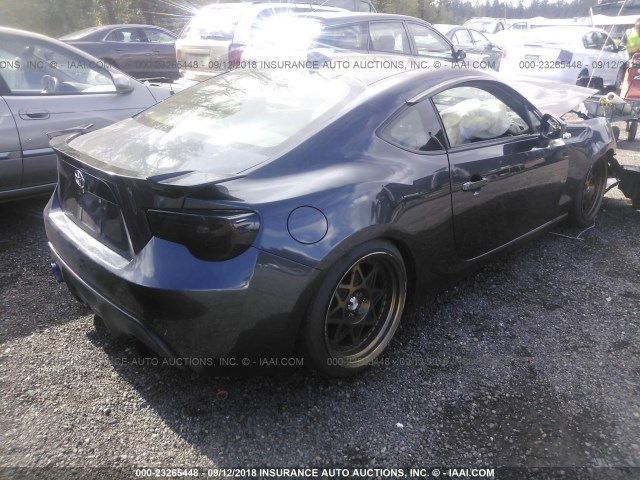 JF1ZNAA1XG9703686 - 2016 TOYOTA SCION FR-S BLACK photo 4