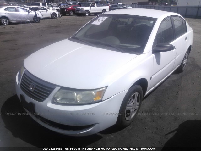 1G8AF52F25Z175560 - 2005 SATURN ION LEVEL 1 WHITE photo 2