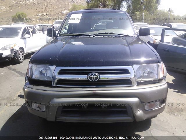 JT3GN87R4X0118800 - 1999 TOYOTA 4RUNNER LIMITED BLACK photo 6