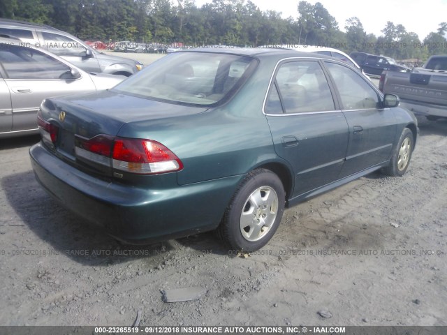 1HGCG16502A060005 - 2002 HONDA ACCORD EX GREEN photo 4