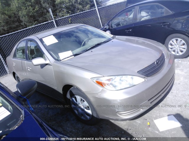 4T1BE32K43U716564 - 2003 TOYOTA CAMRY LE/XLE/SE BEIGE photo 1