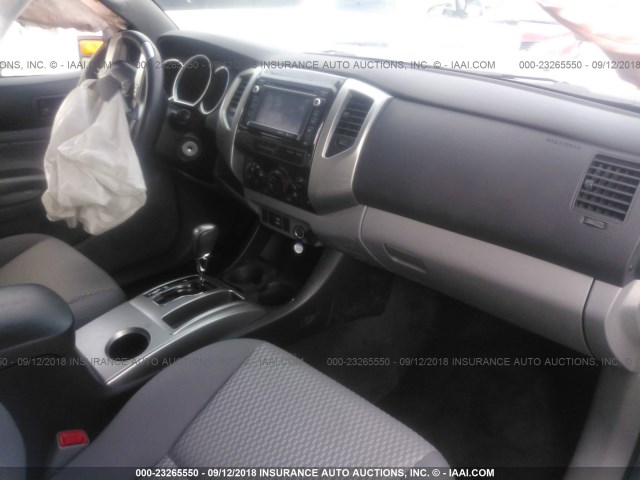 5TFJX4GN3FX048083 - 2015 TOYOTA TACOMA DOUBLE CAB PRERUNNER GRAY photo 5