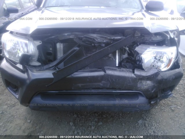 5TFJX4GN3FX048083 - 2015 TOYOTA TACOMA DOUBLE CAB PRERUNNER GRAY photo 6