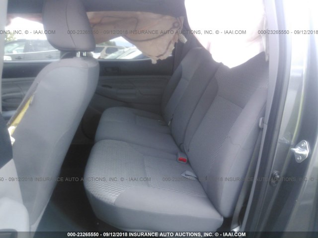 5TFJX4GN3FX048083 - 2015 TOYOTA TACOMA DOUBLE CAB PRERUNNER GRAY photo 8