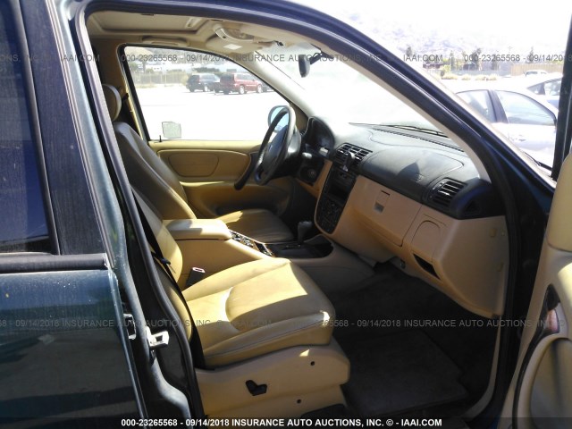 4JGAB54EXXA111611 - 1999 MERCEDES-BENZ ML 320 绿色 照片 5