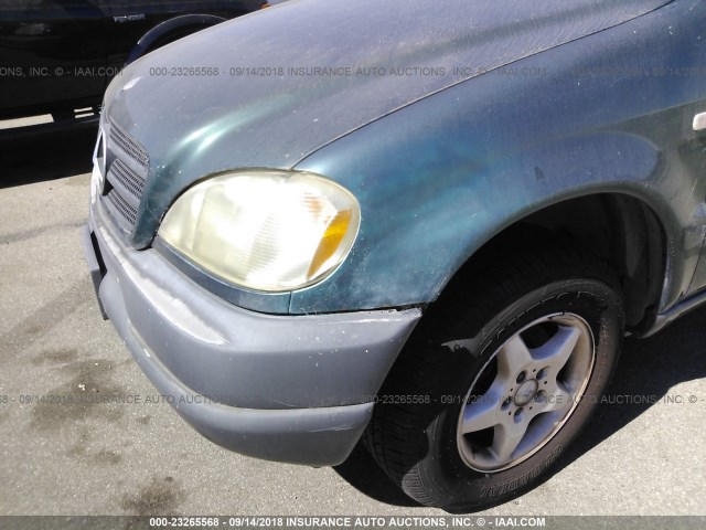 4JGAB54EXXA111611 - 1999 MERCEDES-BENZ ML 320 绿色 照片 6