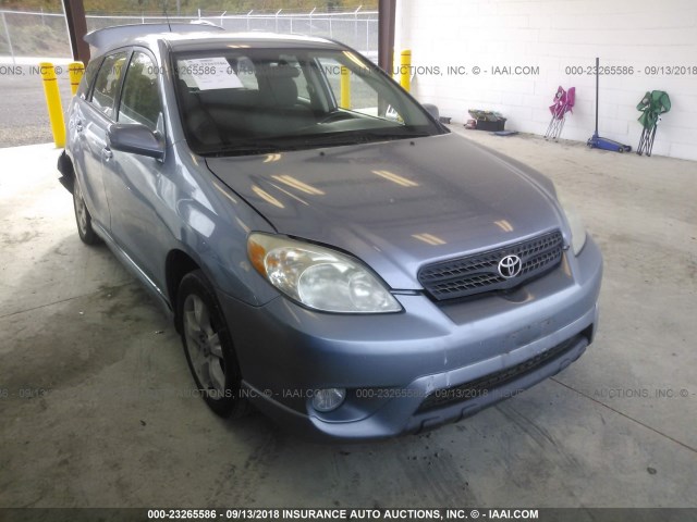 2T1KR32E27C647721 - 2007 TOYOTA COROLLA MATRIX XR BLUE photo 1