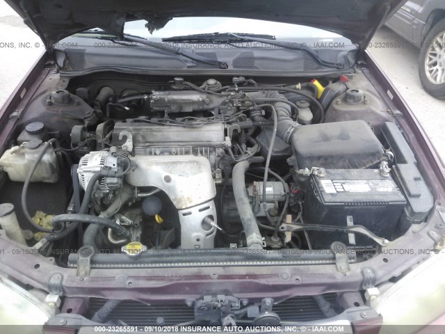 4T1BG22K31U119469 - 2001 TOYOTA CAMRY CE/LE/XLE 勃艮第红 照片 10