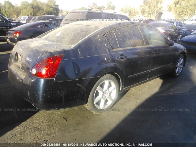 1N4BA41E36C807438 - 2006 NISSAN MAXIMA SE/SL BLUE photo 4