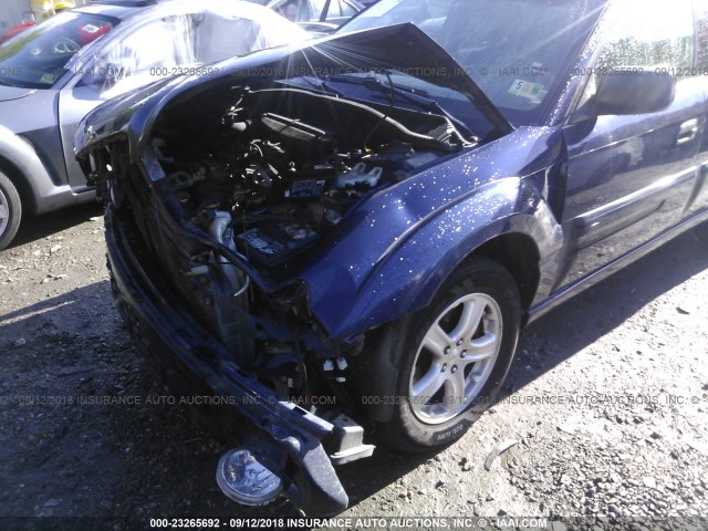 4S4BT62C757100861 - 2005 SUBARU BAJA SPORT BLUE photo 6