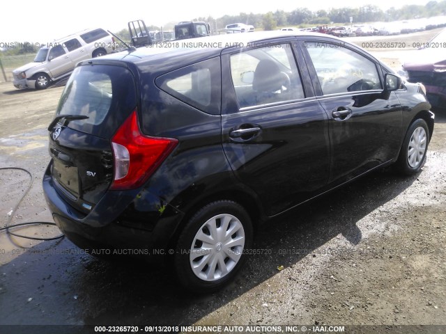 3N1CE2CP5FL371592 - 2015 NISSAN VERSA NOTE S/S PLUS/SV/SL/SR BLACK photo 4