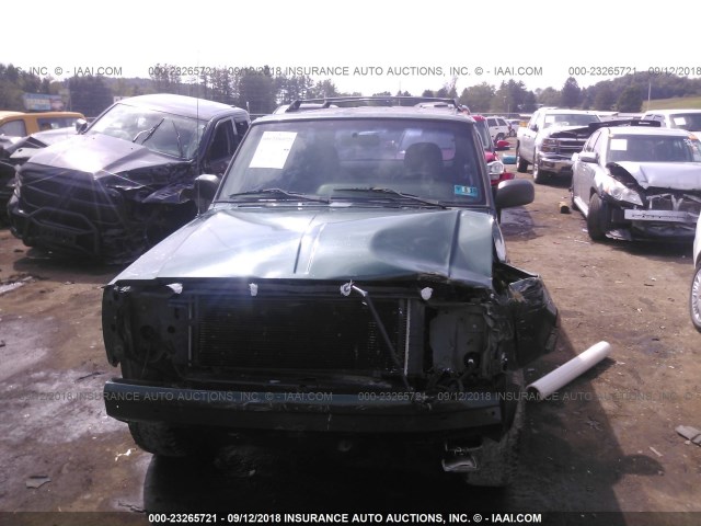 1J4FF68S5XL569477 - 1999 JEEP CHEROKEE SPORT/CLASSIC მწვანე ფოტო 6