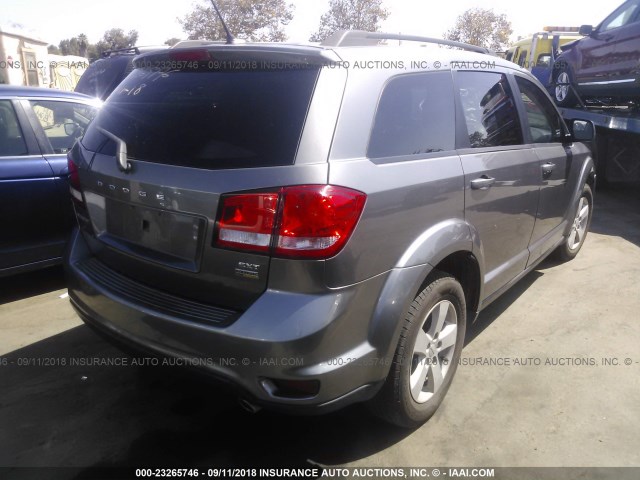 3C4PDCBG2CT371375 - 2012 DODGE JOURNEY SXT GRAY photo 4