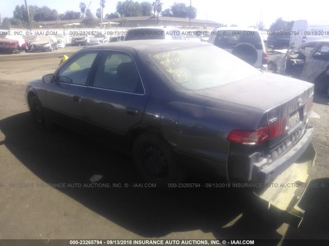 4T1BG22KX1U773076 - 2001 TOYOTA CAMRY CE/LE/XLE 蓝色 照片 3