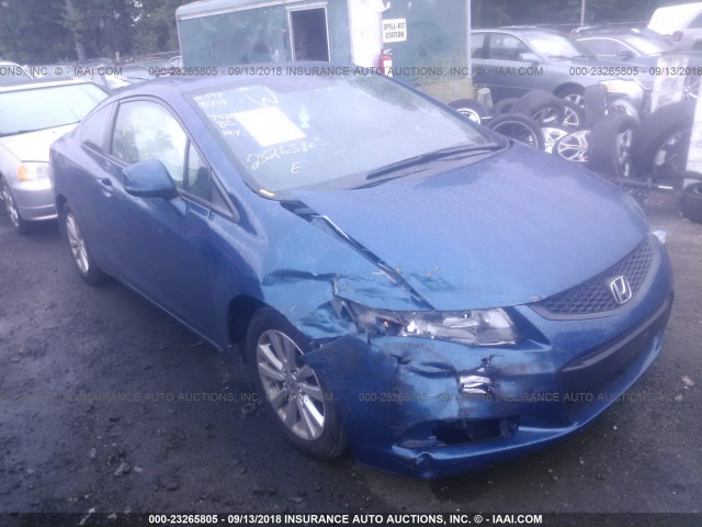 2HGFG3B10CH537420 - 2012 HONDA CIVIC EXL 蓝色 照片 1