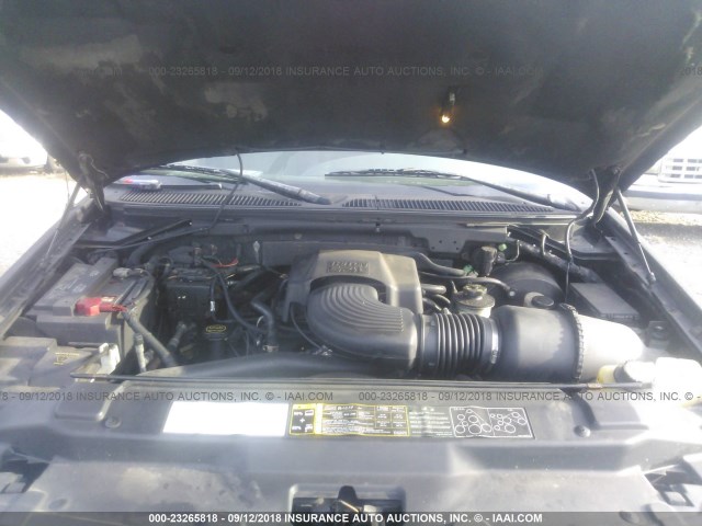 1FTRX08L63KD87504 - 2003 FORD F150 შავი ფოტო 10