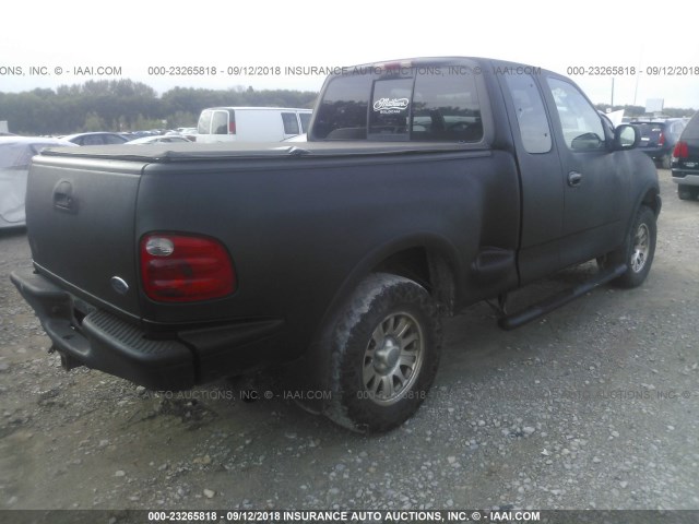 1FTRX08L63KD87504 - 2003 FORD F150 შავი ფოტო 4