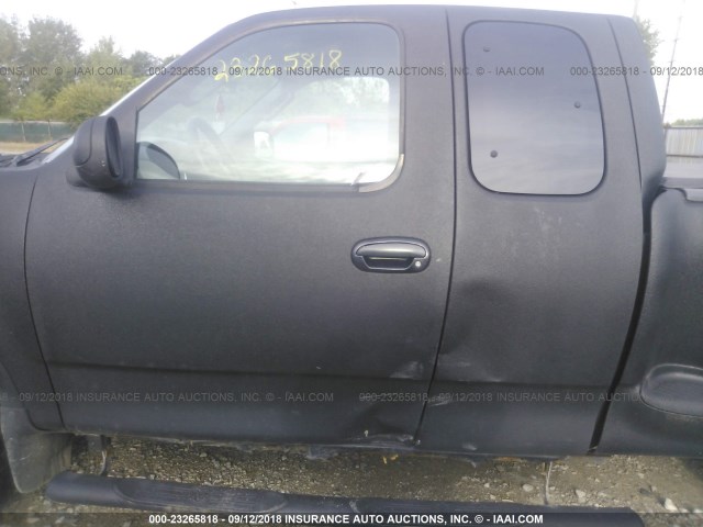 1FTRX08L63KD87504 - 2003 FORD F150 შავი ფოტო 6