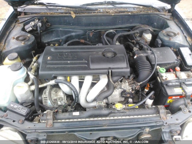 1Y1SK52872Z419704 - 2002 CHEVROLET GEO PRIZM LSI BLUE photo 10