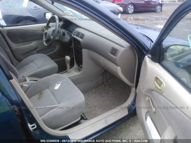 1Y1SK52872Z419704 - 2002 CHEVROLET GEO PRIZM LSI BLUE photo 5