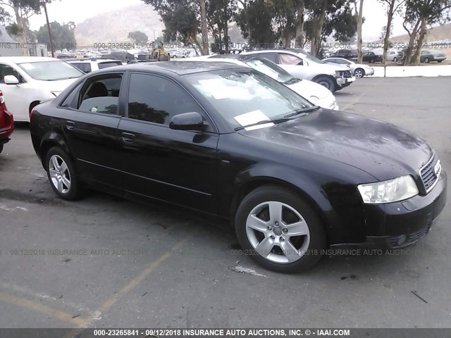 WAULC68EX4A252357 - 2004 AUDI A4 1.8T QUATTRO BLACK photo 1