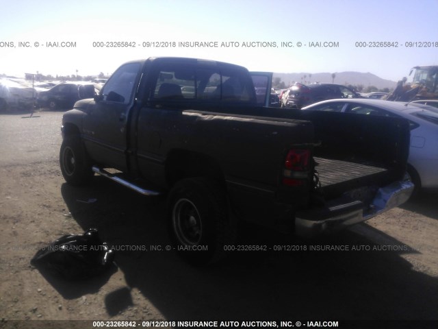 1B7HF16ZXTS546178 - 1996 DODGE RAM 1500 BLACK photo 3