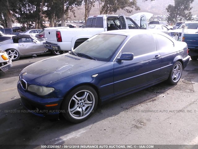WBABD53454PL11345 - 2004 BMW 330 CI BLUE photo 2