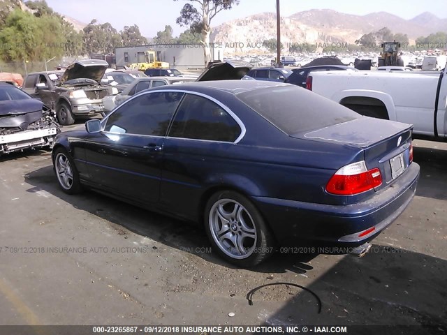 WBABD53454PL11345 - 2004 BMW 330 CI BLUE photo 3