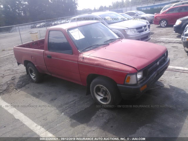 4TARN81AXPZ076308 - 1993 TOYOTA PICKUP 1/2 TON SHORT WHEELBASE STB RED photo 1