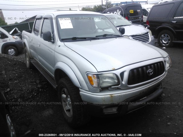 5TEHN72N23Z266355 - 2003 TOYOTA TACOMA DOUBLE CAB 银色 照片 1