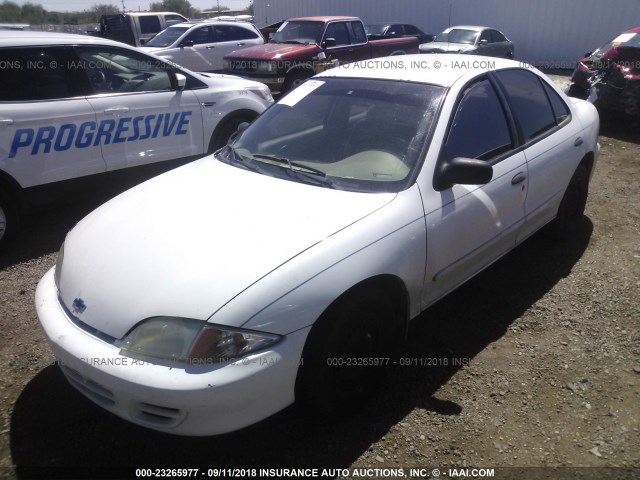 1G1JC524127476057 - 2002 CHEVROLET CAVALIER CNG WHITE photo 2