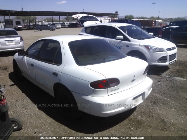 1G1JC524127476057 - 2002 CHEVROLET CAVALIER CNG WHITE photo 3