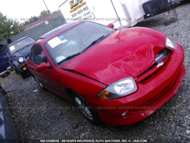 1G1JH12F437299355 - 2003 CHEVROLET CAVALIER LS SPORT RED photo 1