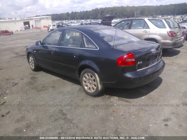 WAUAA24B0WN072589 - 1998 AUDI A6 GRAY photo 3