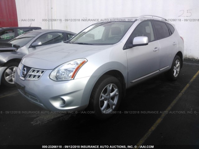 JN8AS5MV3BW281989 - 2011 NISSAN ROGUE S/SV/KROM SILVER photo 2