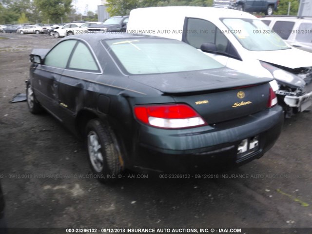 2T1CF22PXXC172943 - 1999 TOYOTA CAMRY SOLARA SE/SLE მწვანე ფოტო 3