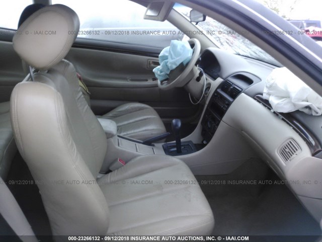 2T1CF22PXXC172943 - 1999 TOYOTA CAMRY SOLARA SE/SLE მწვანე ფოტო 5