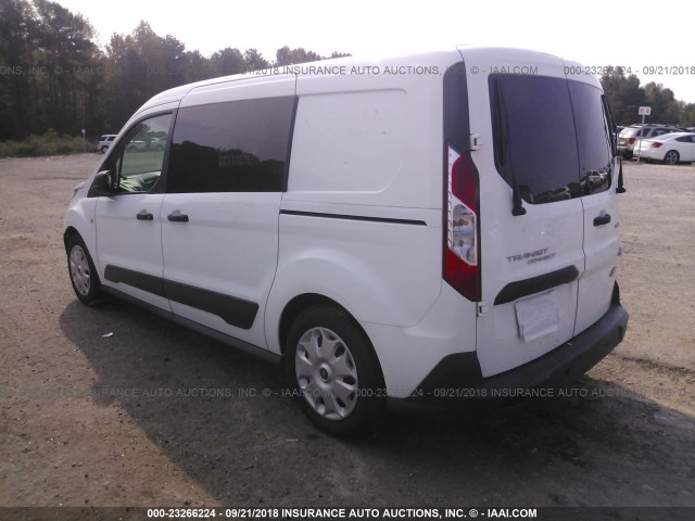NM0LS7F73F1186993 - 2015 FORD TRANSIT CONNECT XLT WHITE photo 3
